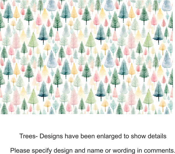 Trees - Christmas Wrapping Paper