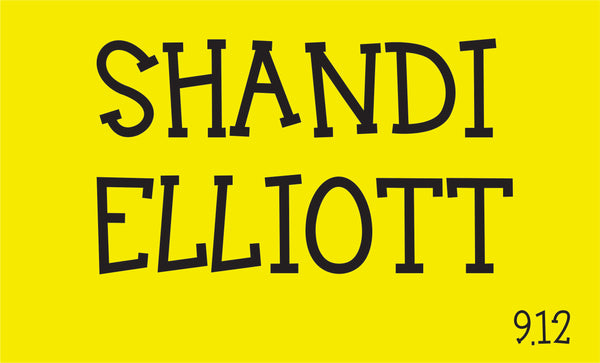 Shandi Elliott 9.12 - T2 Blanks 4 You