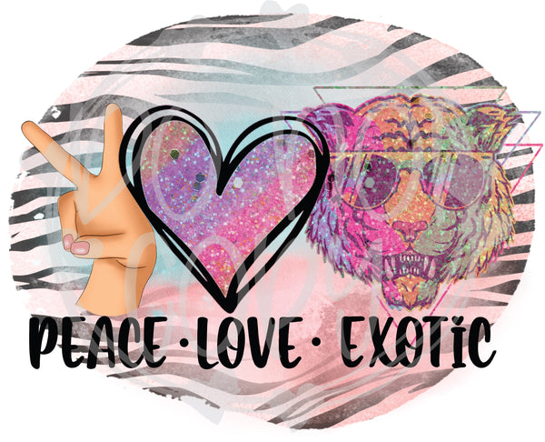 Peace Love Exotic - T2 Blanks 4 You