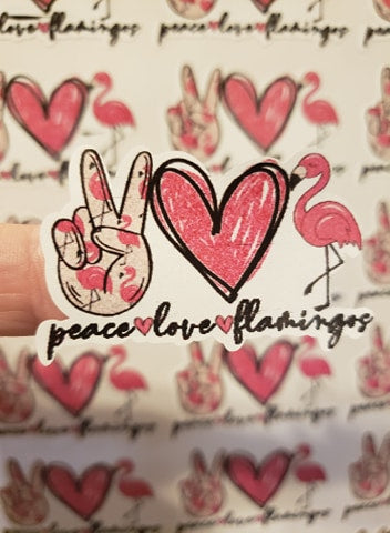 Peace Love Flamingo - T2 Blanks 4 You