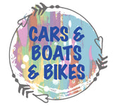 Cars & Boats & Bikes - T2 Blanks 4 You