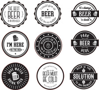 Beer Theme Coaster Set - T2 Blanks 4 You