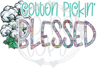 Cotton Pickin' Blessed - T2 Blanks 4 You