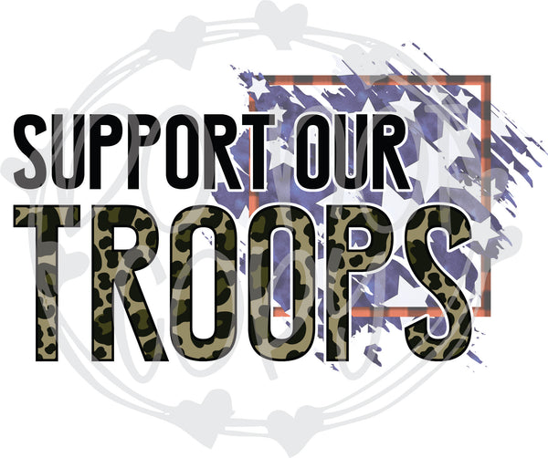 Support Our Troops - T2 Blanks 4 You