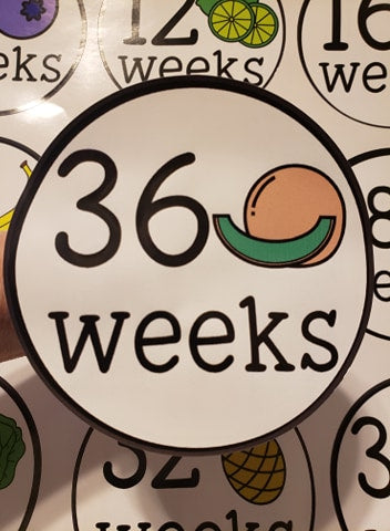 Pregnancy Stickers - T2 Blanks 4 You