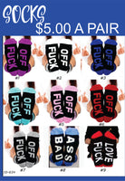 PREORDER ENDS 3/15 MIDNIGHT.....X-Rated Socks - T2 Blanks 4 You
