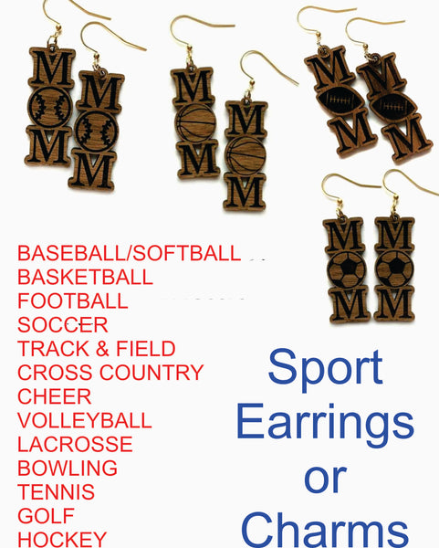 Sport Earrings/Charms