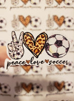Peace Love Soccer - T2 Blanks 4 You
