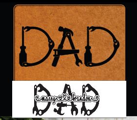 Father's Day Name Plaque