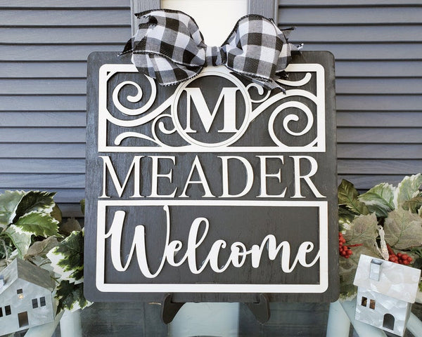 Family Welcome Plaque