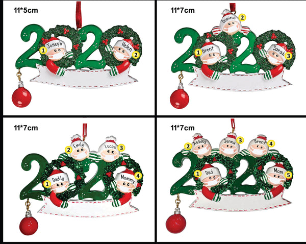 Covid Christmas Ornaments - Style #3 PREORDER CLOSES 9/30