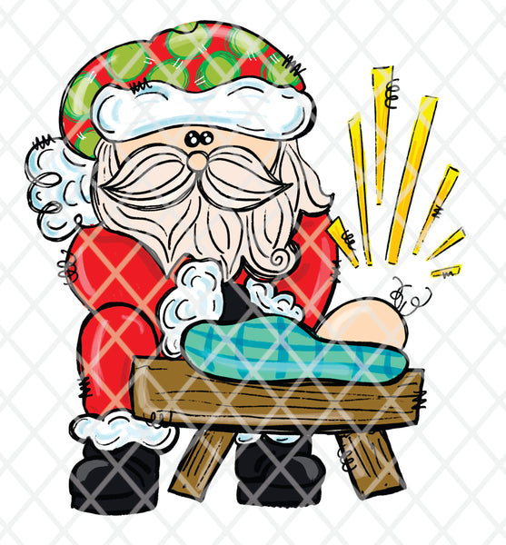 Santa and Manger - ROUND 1